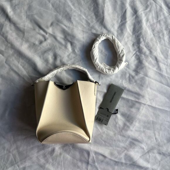 Zadig & Voltaire Borderline Bucket Bag in Flash Off White - Picture 5 of 6